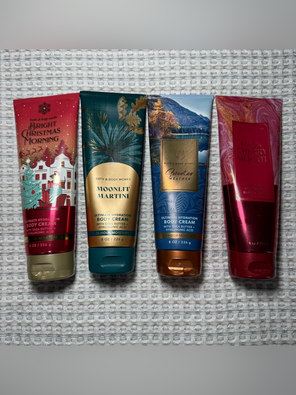 Lot Bath & Body Works 8 oz Body Cream Set Of 4 New